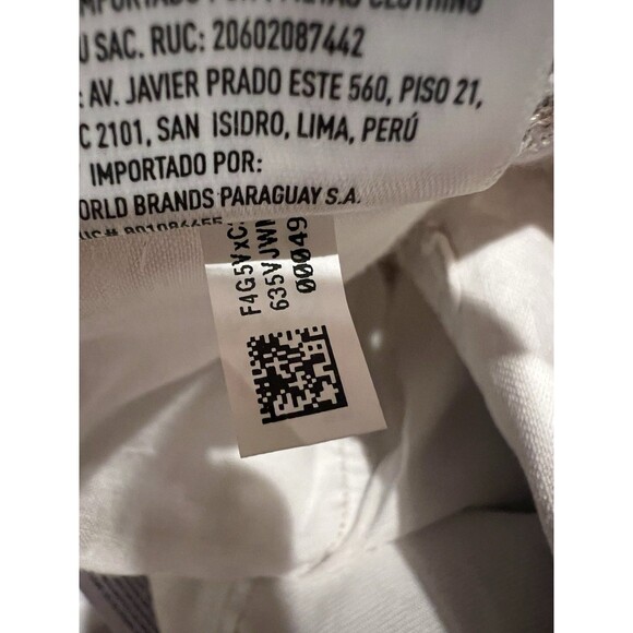 American Eagle Jeans Womens 8 90's Straight Leg Regular Floral Flower AOP NEW - Picture 12 of 12